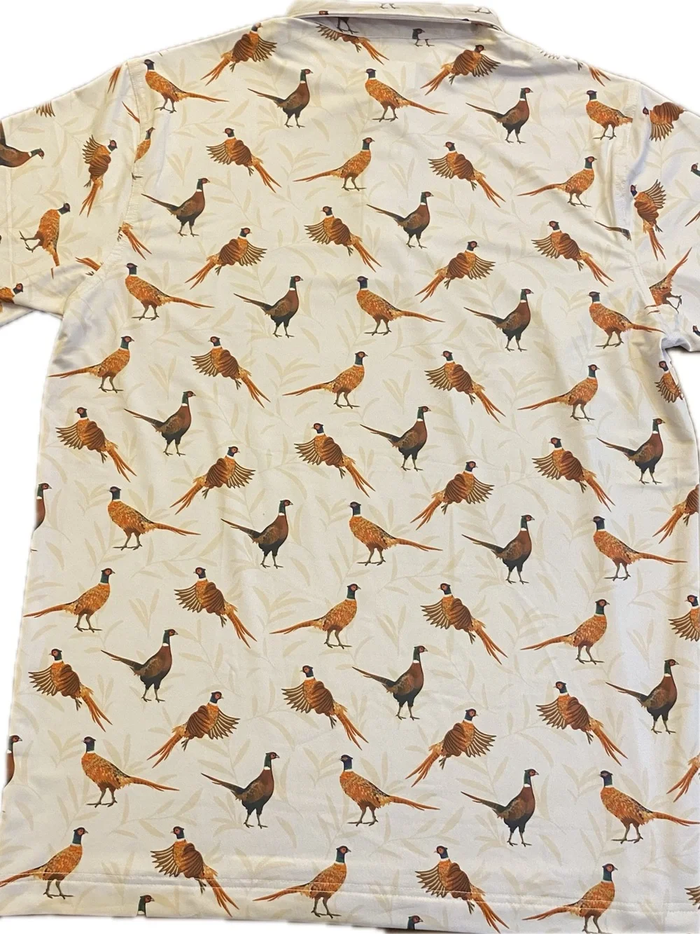 Waggle “Bird Dog” Pheasant Performance Golf Polo Men’s Large MSRP $69 - Picture 2 of 6